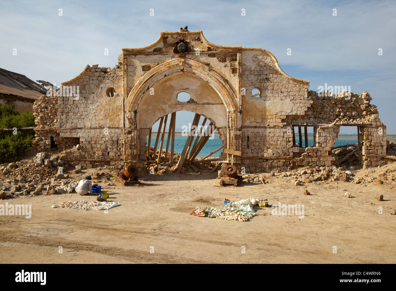 Khorshid Effendi House Suakin (Sawakin), Northern Sudan, Africa Stock