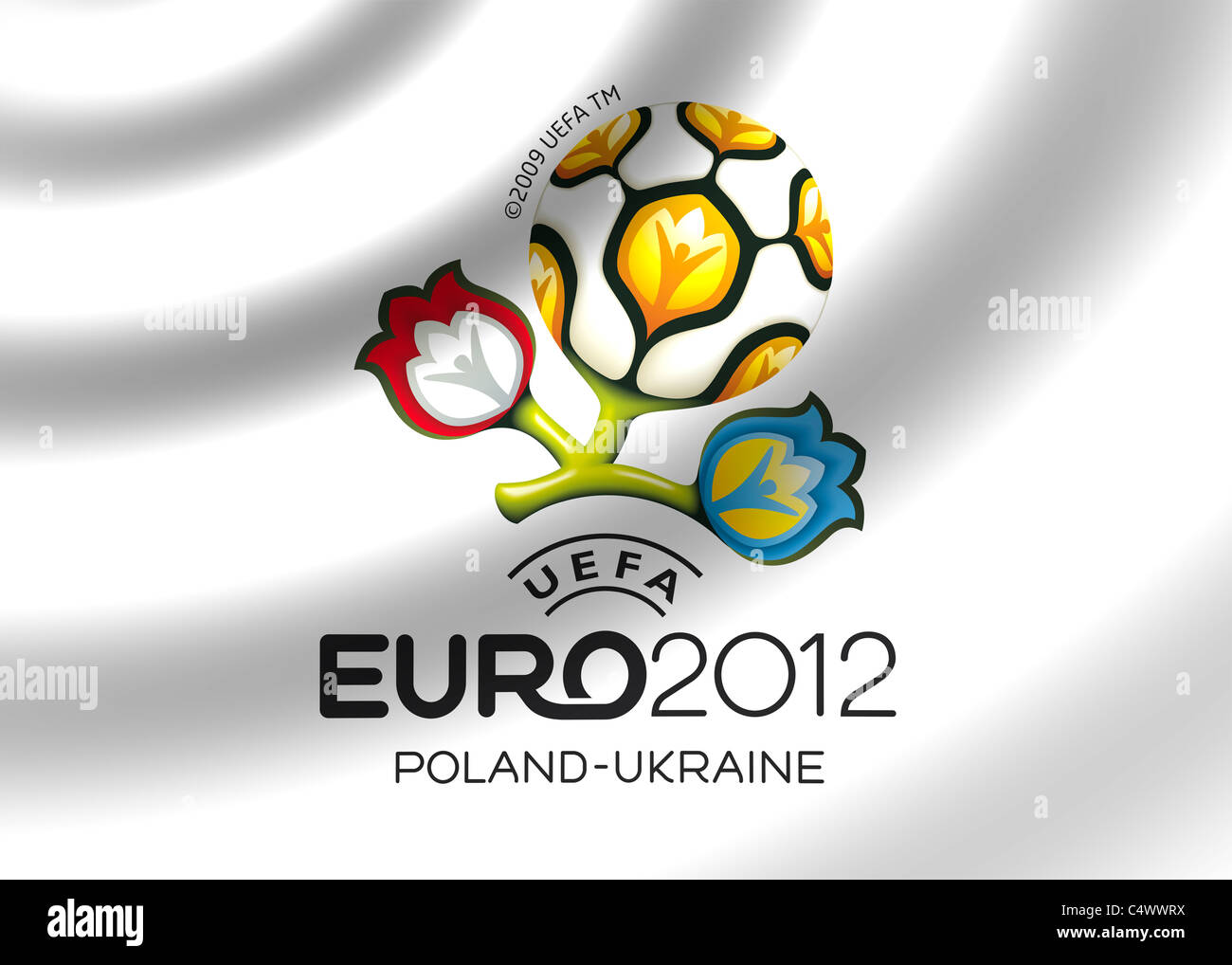 Euro 2012 logo flag symbol Stock Photo - Alamy