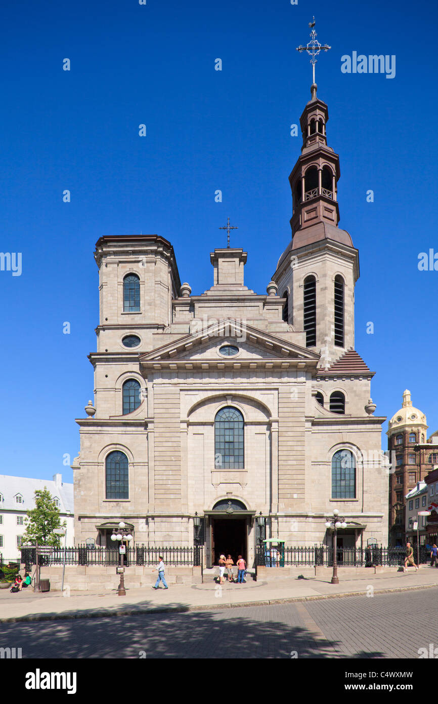 Notre Dame Cathedral Basilica, Quebec City, QC Stock Photo Alamy