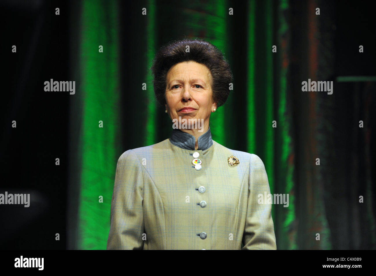 Her Royal Highness, The Princess Royal speaking at the Townswomen's Guild Annual Conference in Birmingham 24/6/11 Stock Photo