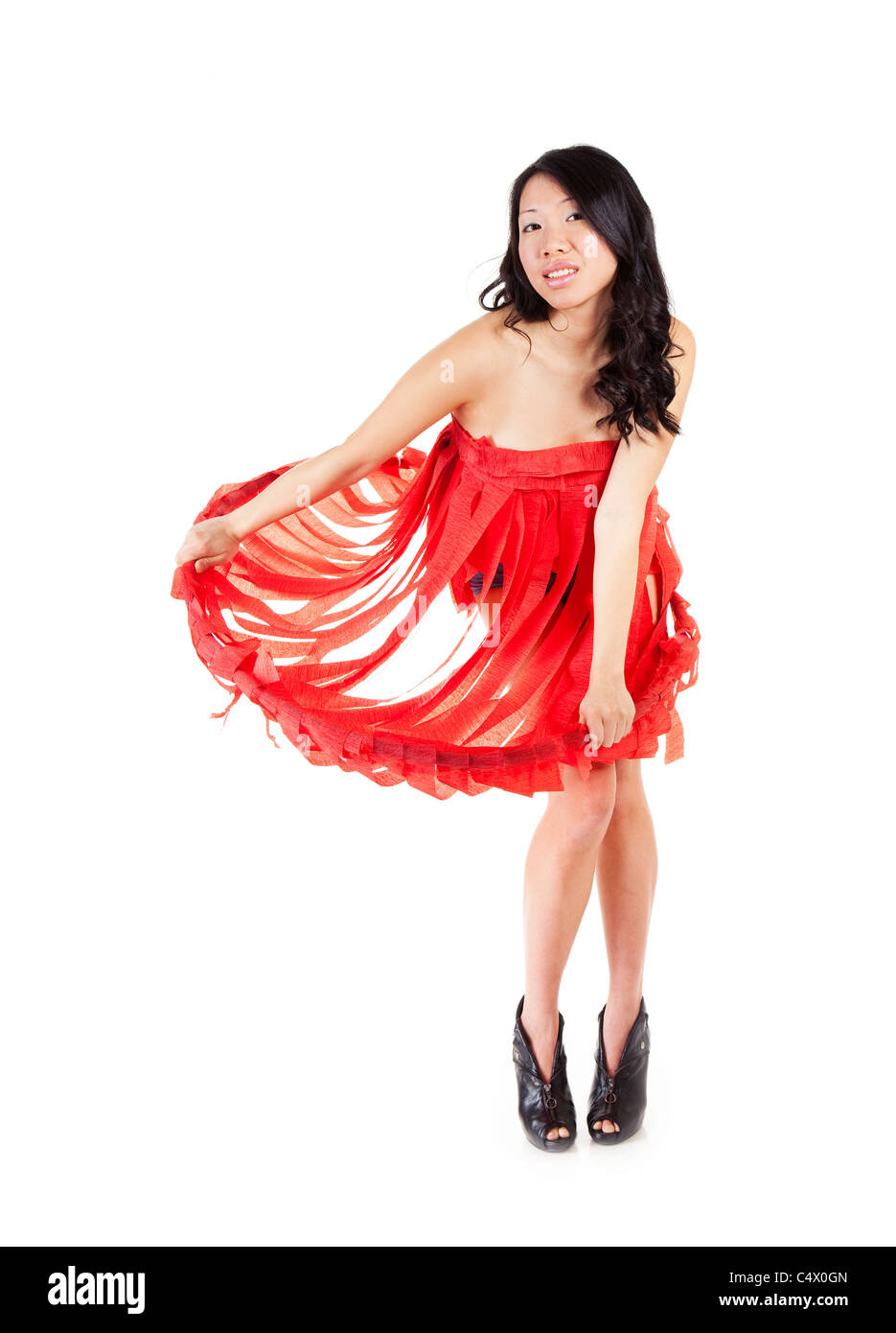 red dress Stock Photo