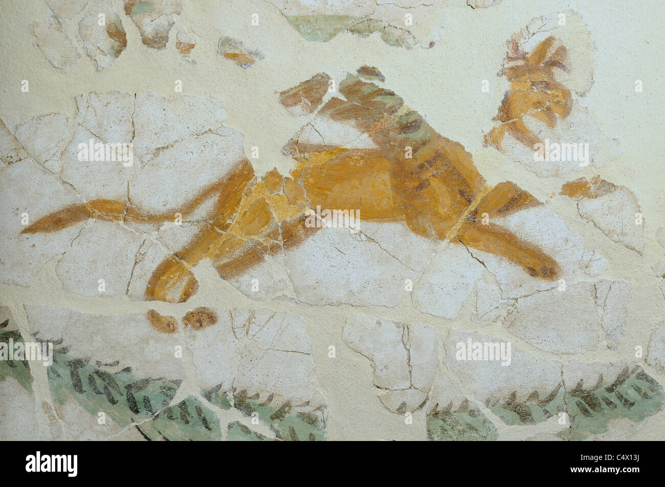 Griffin Wall Painting of the Domus " House of Griffins " Complutum in ALCALA DE HENARES