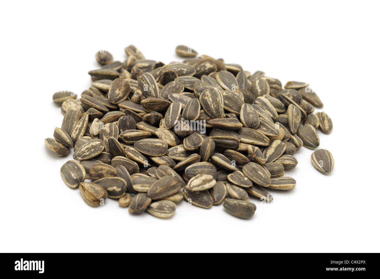 Sunflower Seeds, Roasted Stock Photo