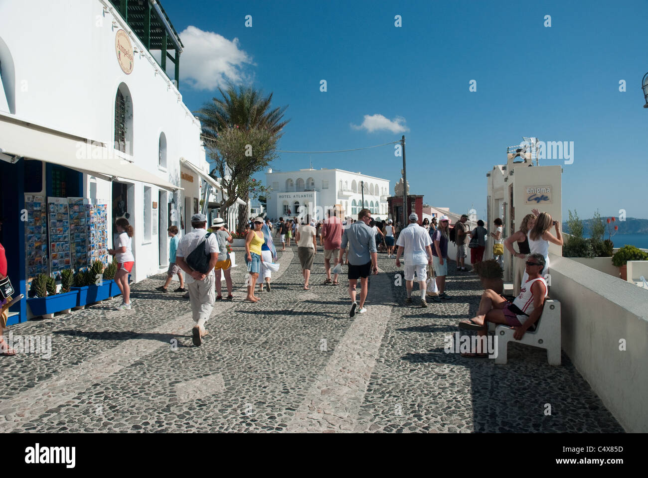 Enigma, Recreation in Fira Santorini Greece