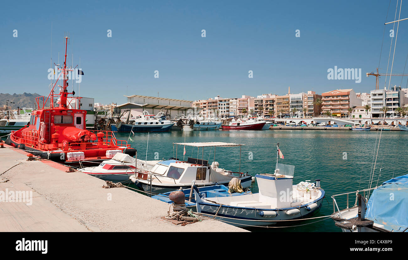 Garrucha Harbor, Almeria, Andalusia, Spain Stock Photo