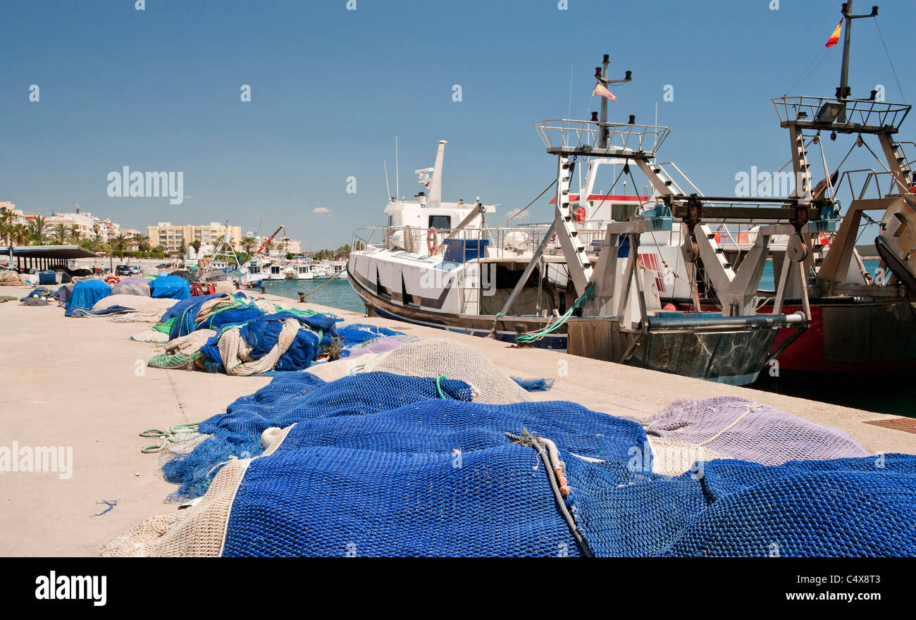 Garrucha Harbor, Almeria, Andalusia, Spain Stock Photo
