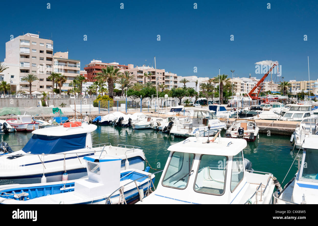 Garrucha Harbor, Almeria,Andalusia, Spain Stock Photo