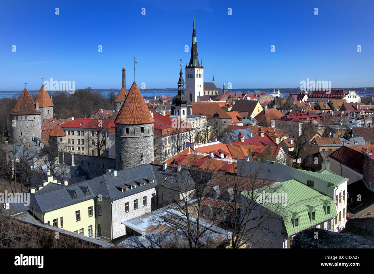 St Olaf S Church Historic Centre Old Town Tallinn Estonia
