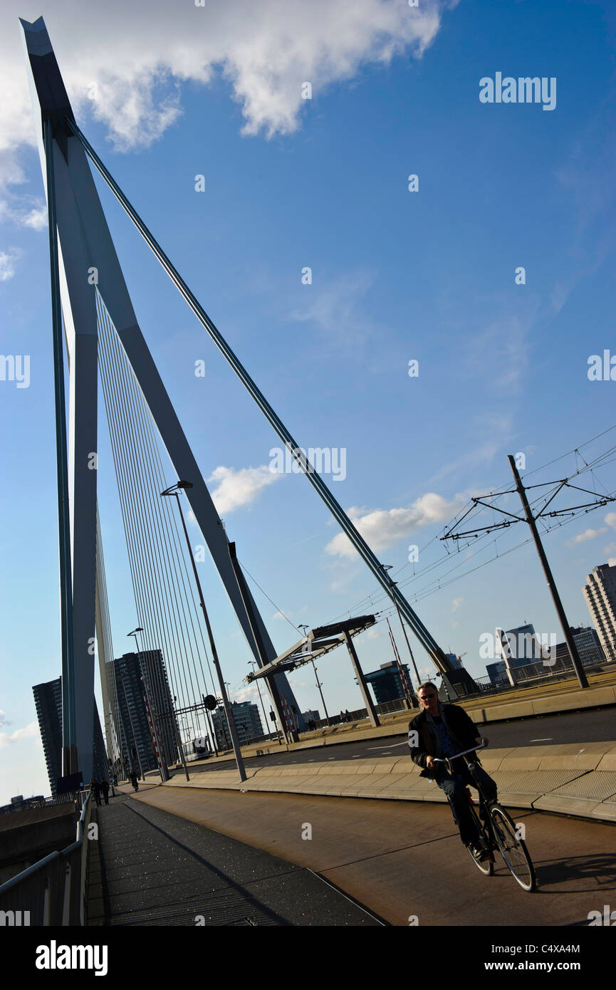 Iconic erasmus bridge erasmusbrug hi-res stock photography and images ...