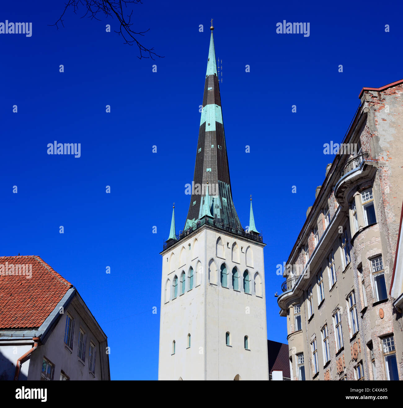 St Olaf S Church Historic Centre Old Town Tallinn Estonia