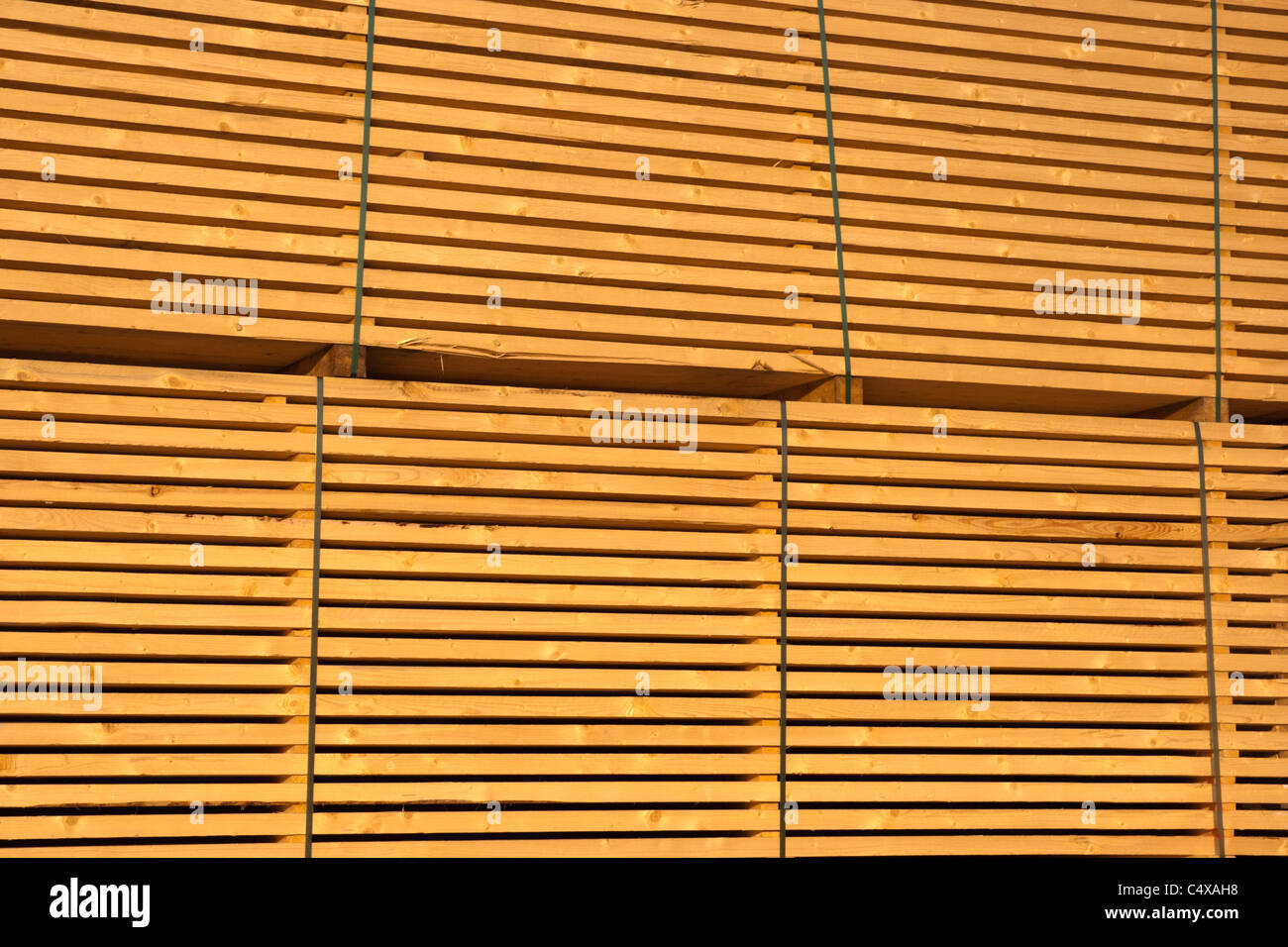 timber stack at a lumberyard Stock Photo Alamy