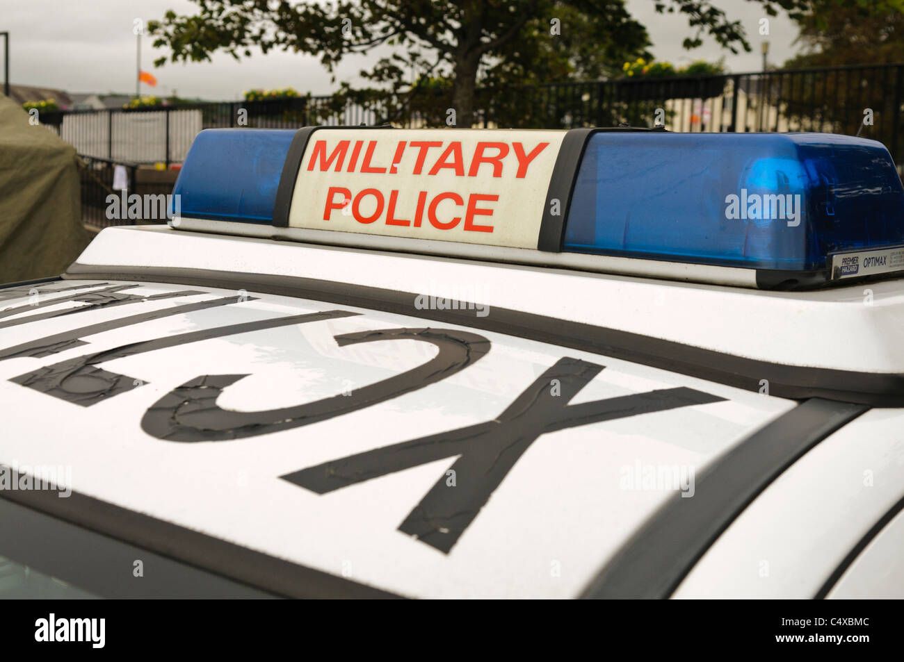Military Police car Stock Photo