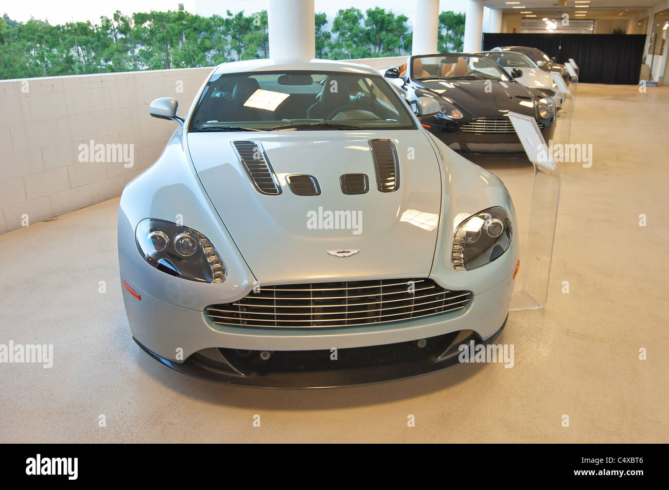 Galpin Motor's Club Aston Martin showroom. Stock Photo
