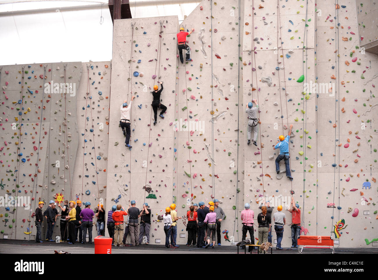 Edinburgh International Climbing Arena Ratho Stock Photo Alamy