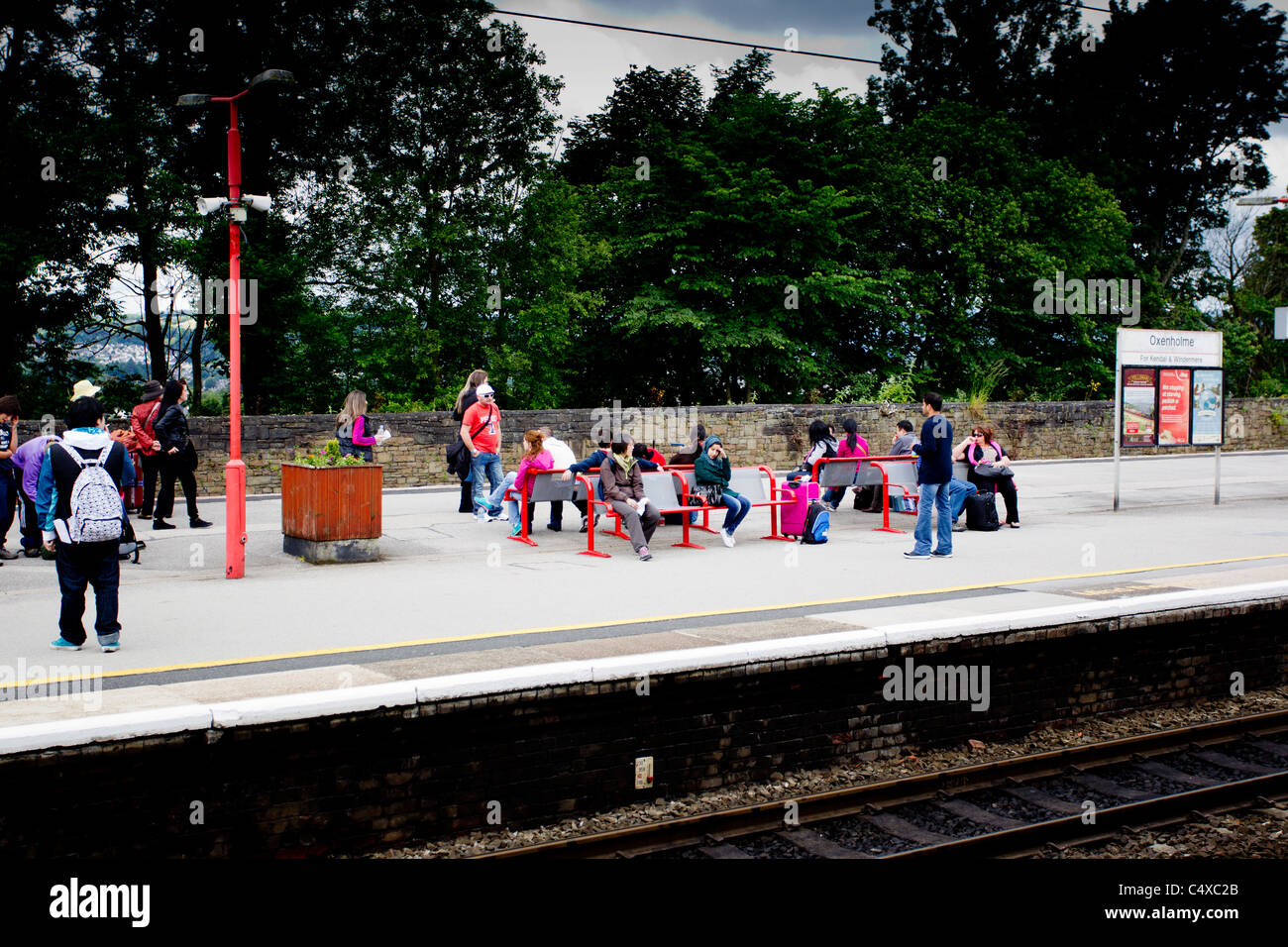 Oxenholme Railway Station near Kendal Cumbria Stock Photo Alamy