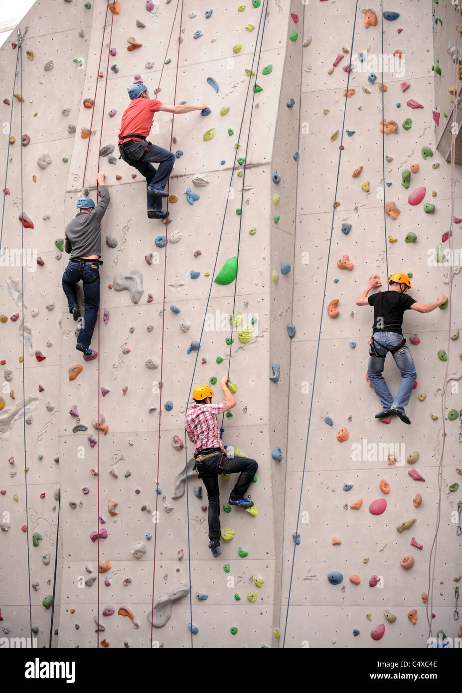 Edinburgh International Climbing Arena Ratho Stock Photo Alamy