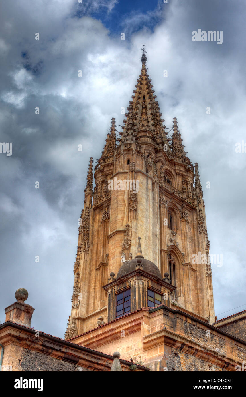 Cathedral of San Salvador, Oviedo, Asturias, Spain Stock Photo