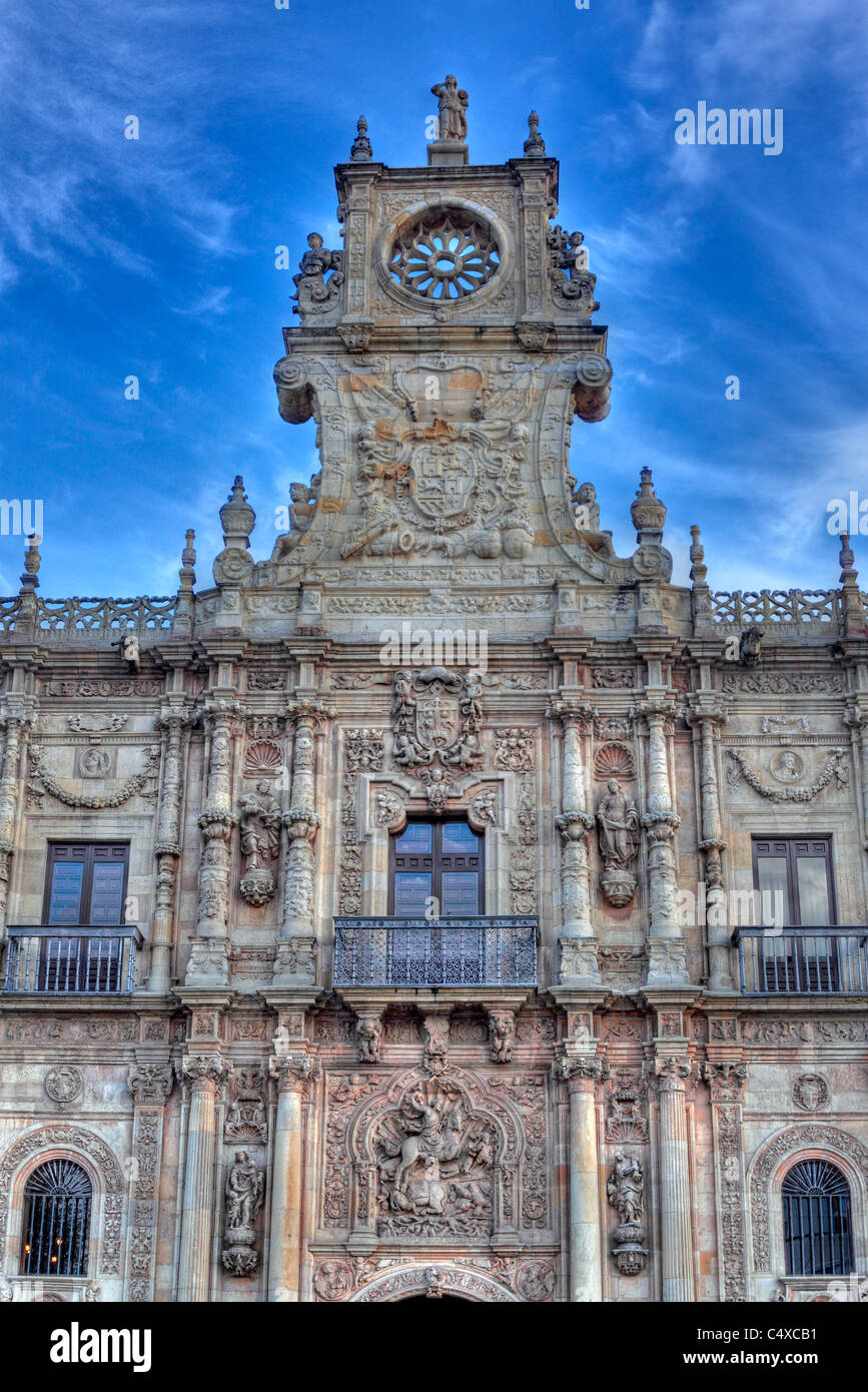 Convent of San Marcos, Leon, Castile and Leon, Spain Stock Photo