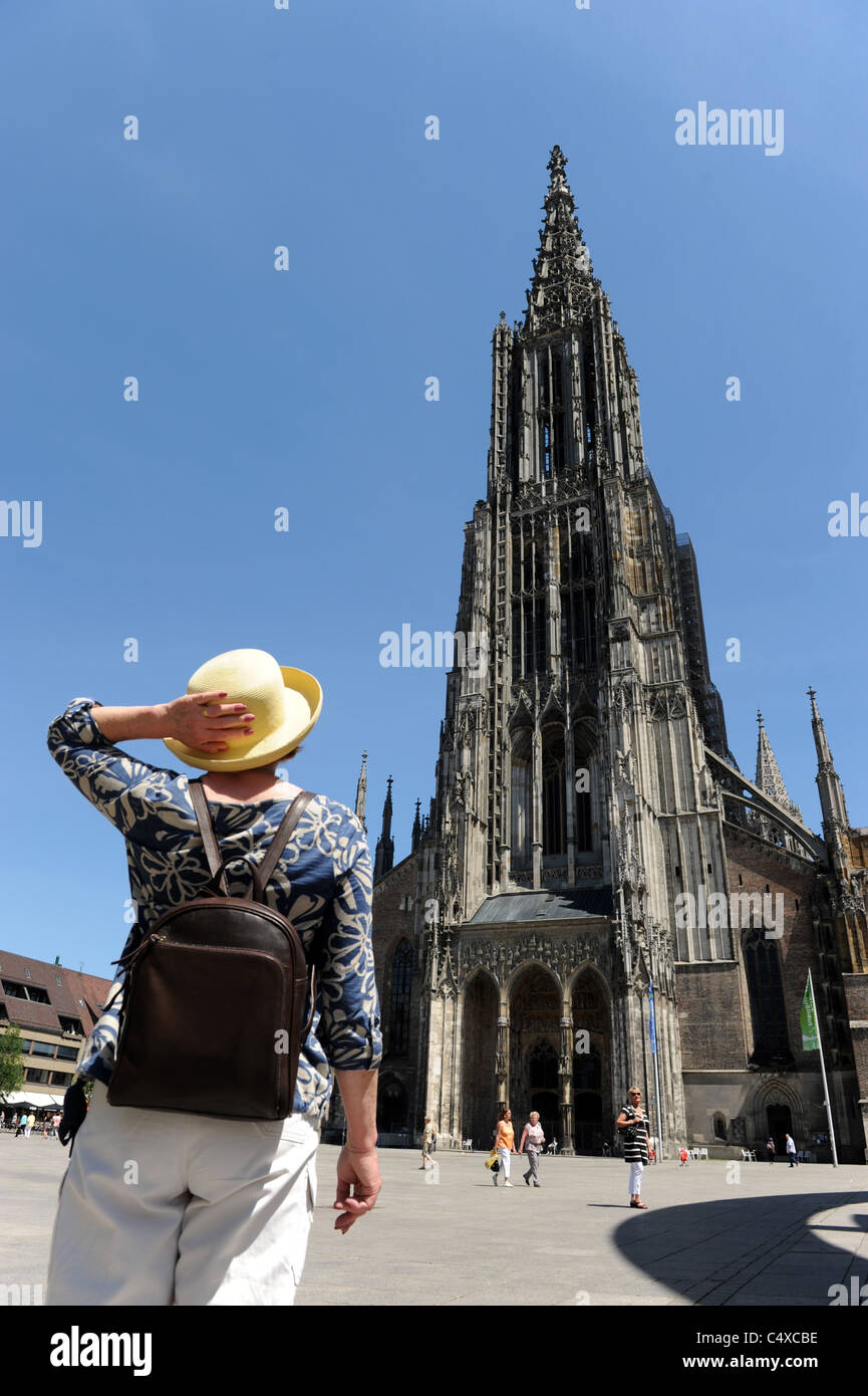 Ulm Minster Baden-Württemberg Germany Deutschland Stock Photo