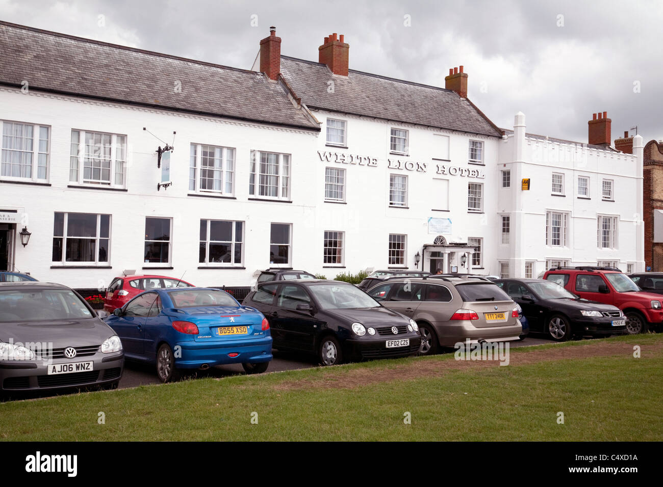 The White Lion Hotel, Aldeburgh Suffolk UK Stock Photo