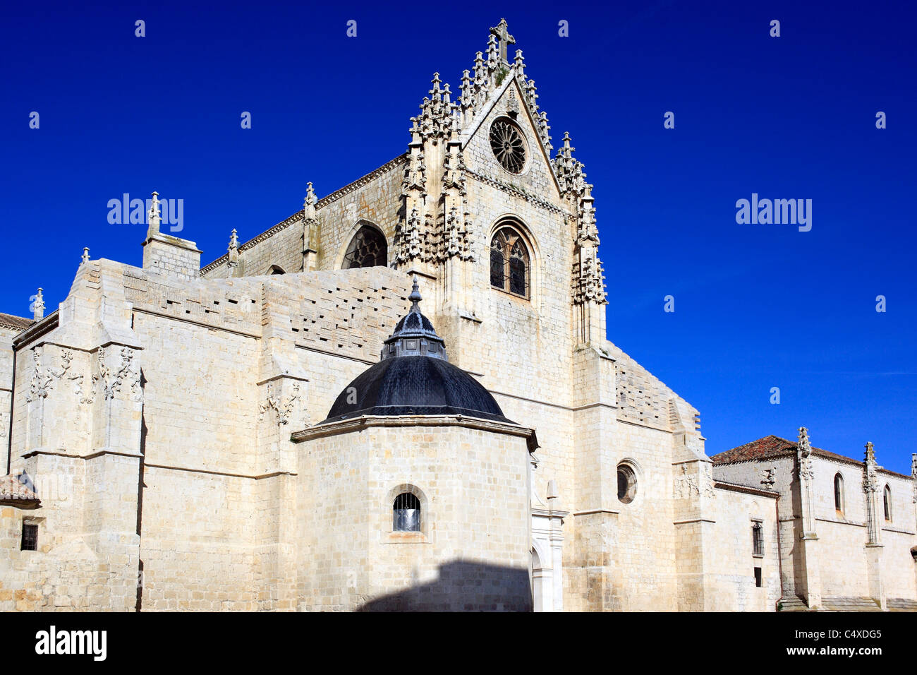 Cathedral, Palencia, Castile and Leon, Spain Stock Photo