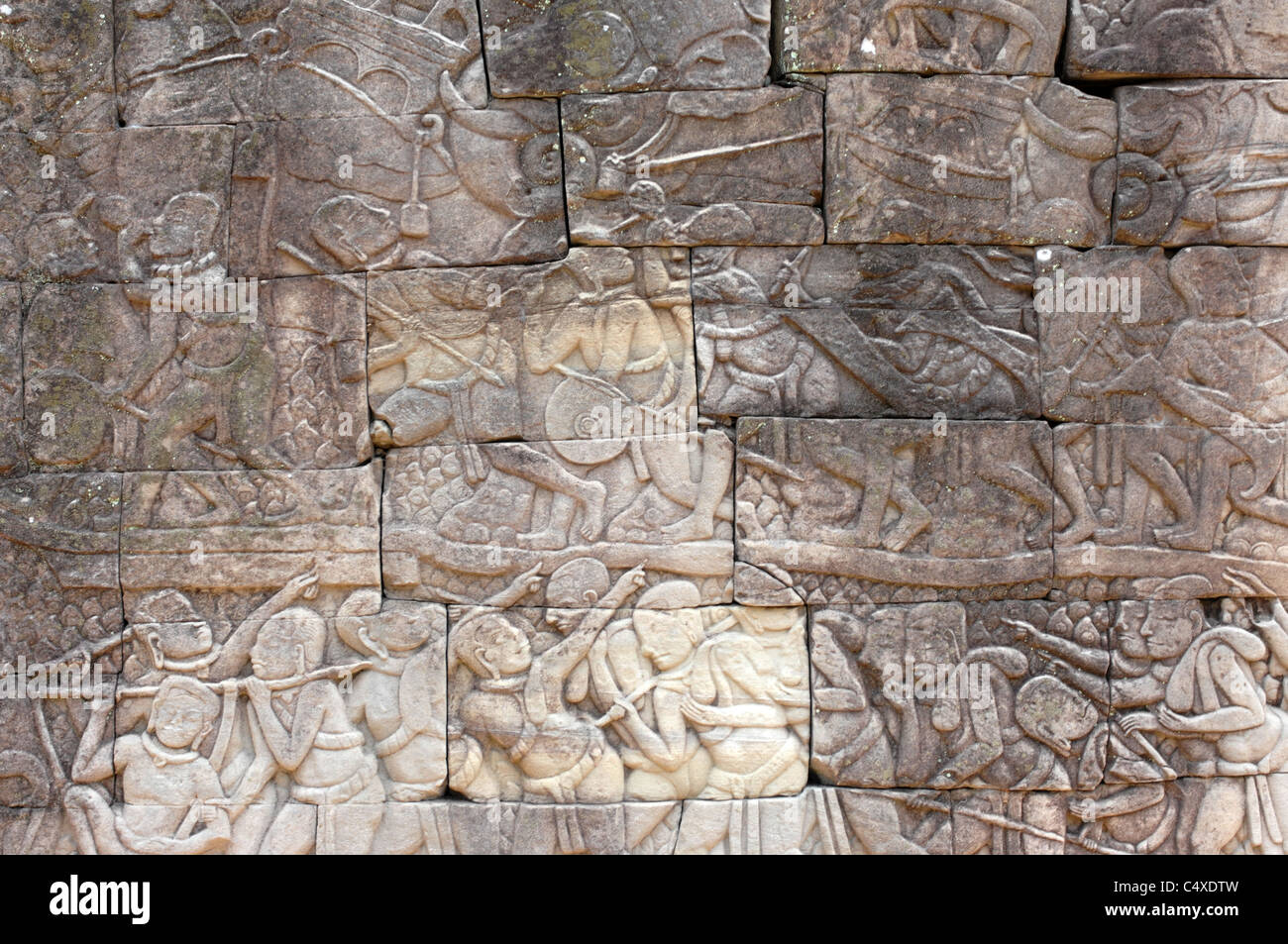Temple of Bayon, Angkor, Wat, Cambodia Stock Photo - Alamy