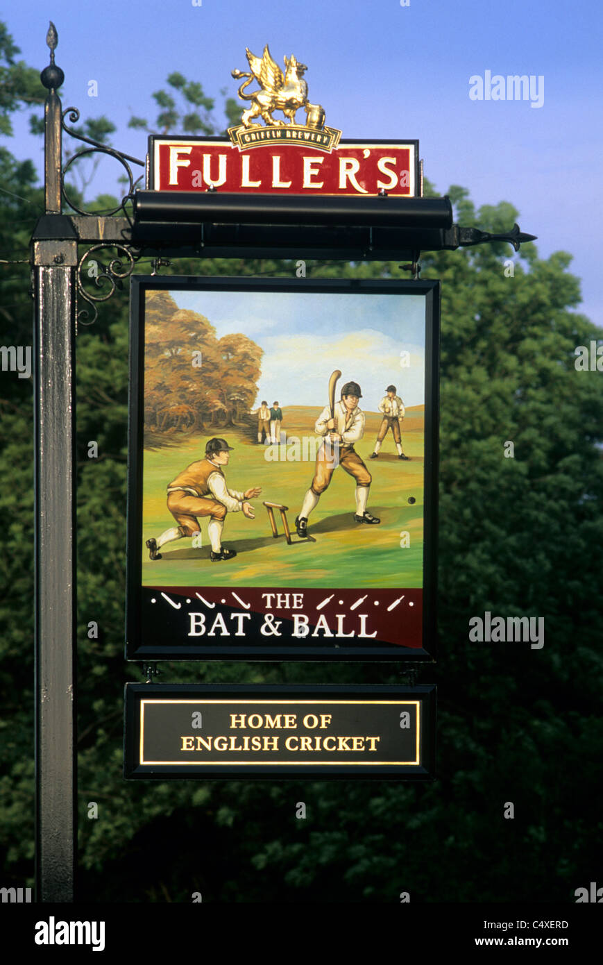 Bat and ball pub hires stock photography and images Alamy