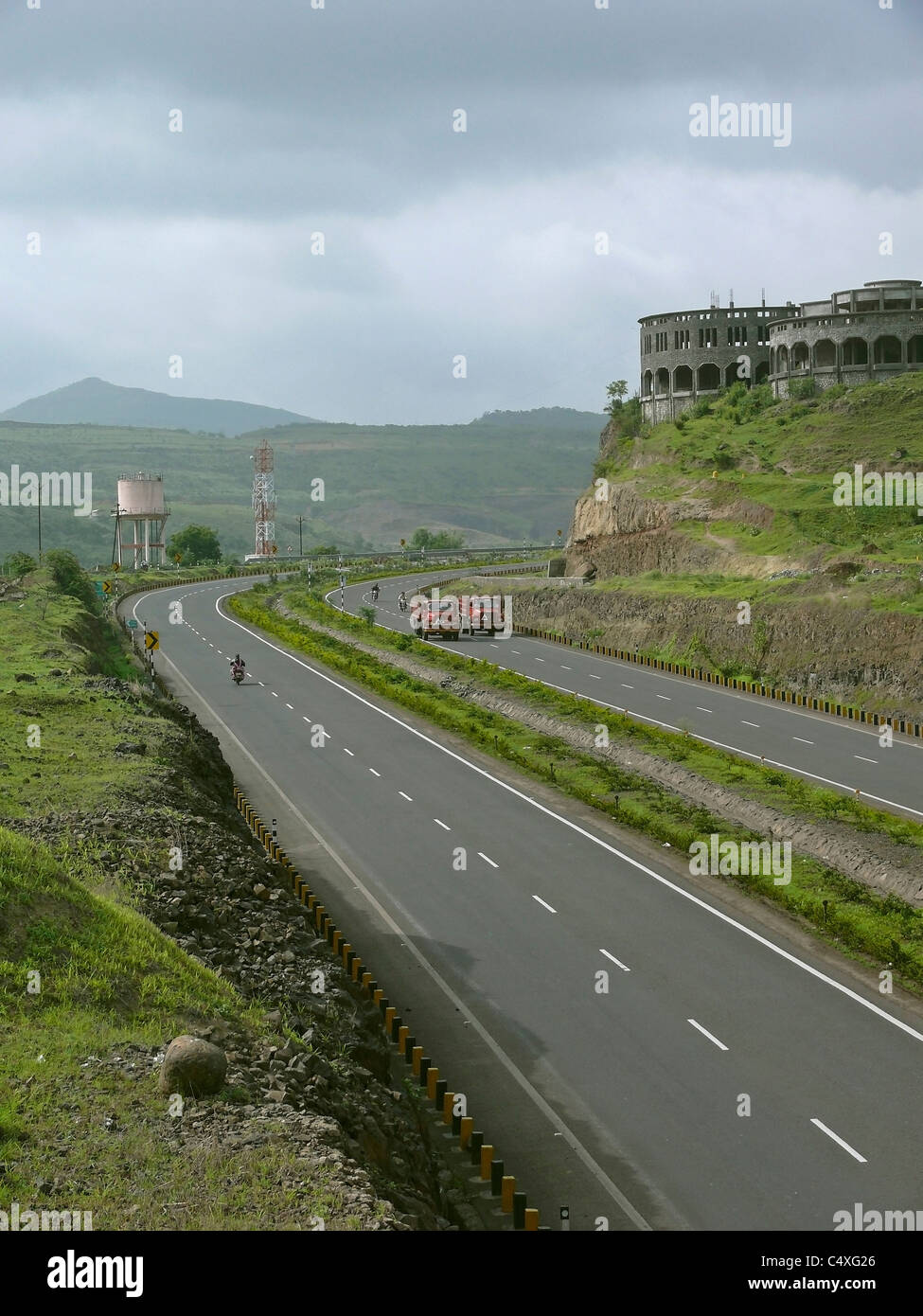 National Highway N H 4 expressway, Maharashtra , India Stock Photo