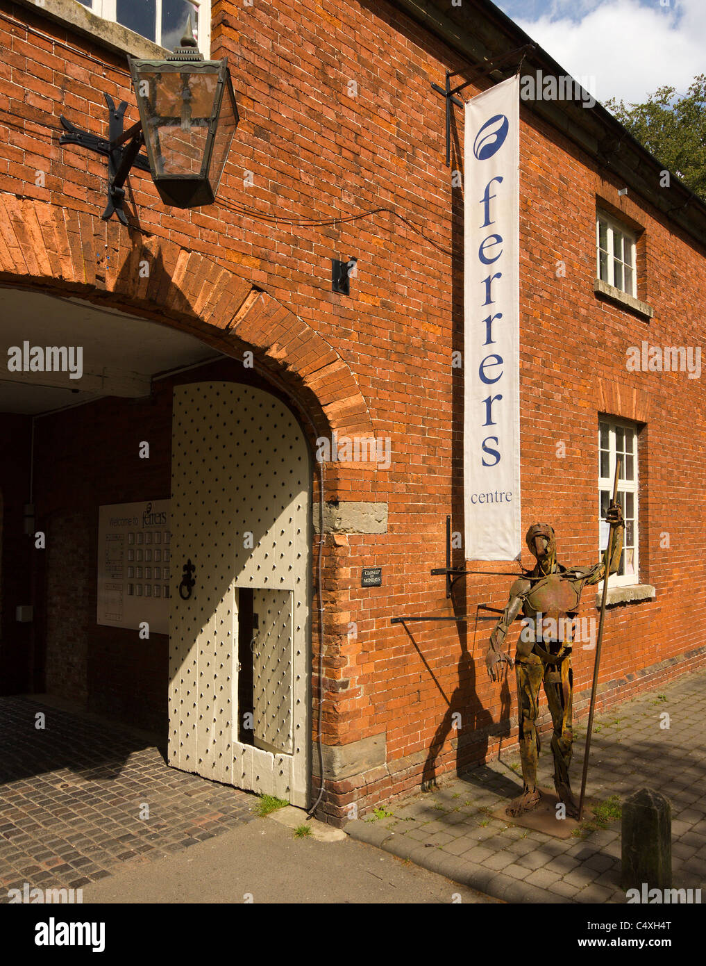 Entrance to the Ferrers Art and Craft Centre, Staunton Harold, Ashby de