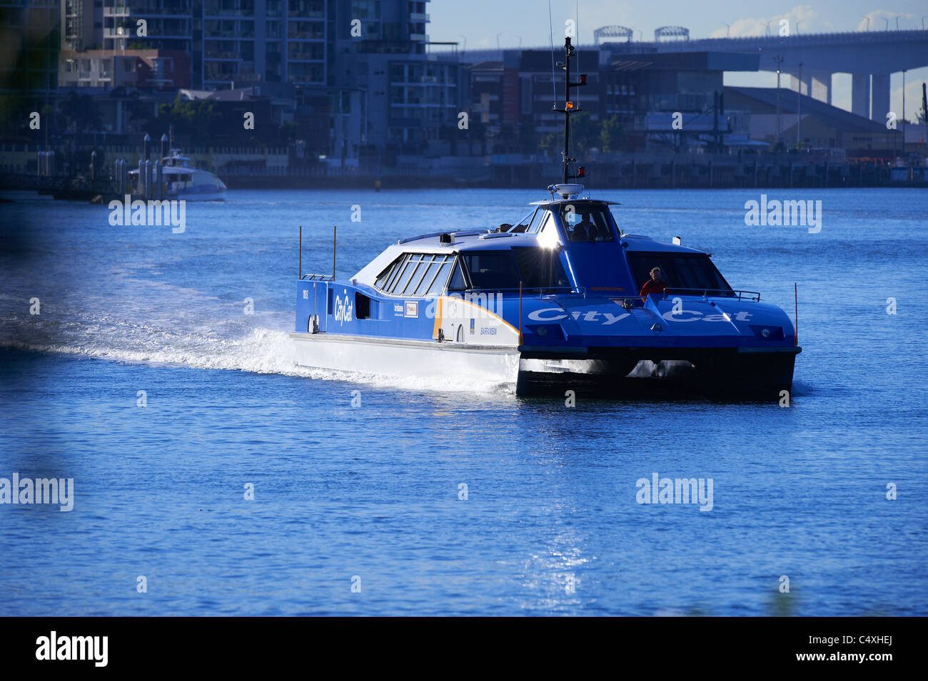 Brisbane Citycat ferry Queensland Australia Stock Photo