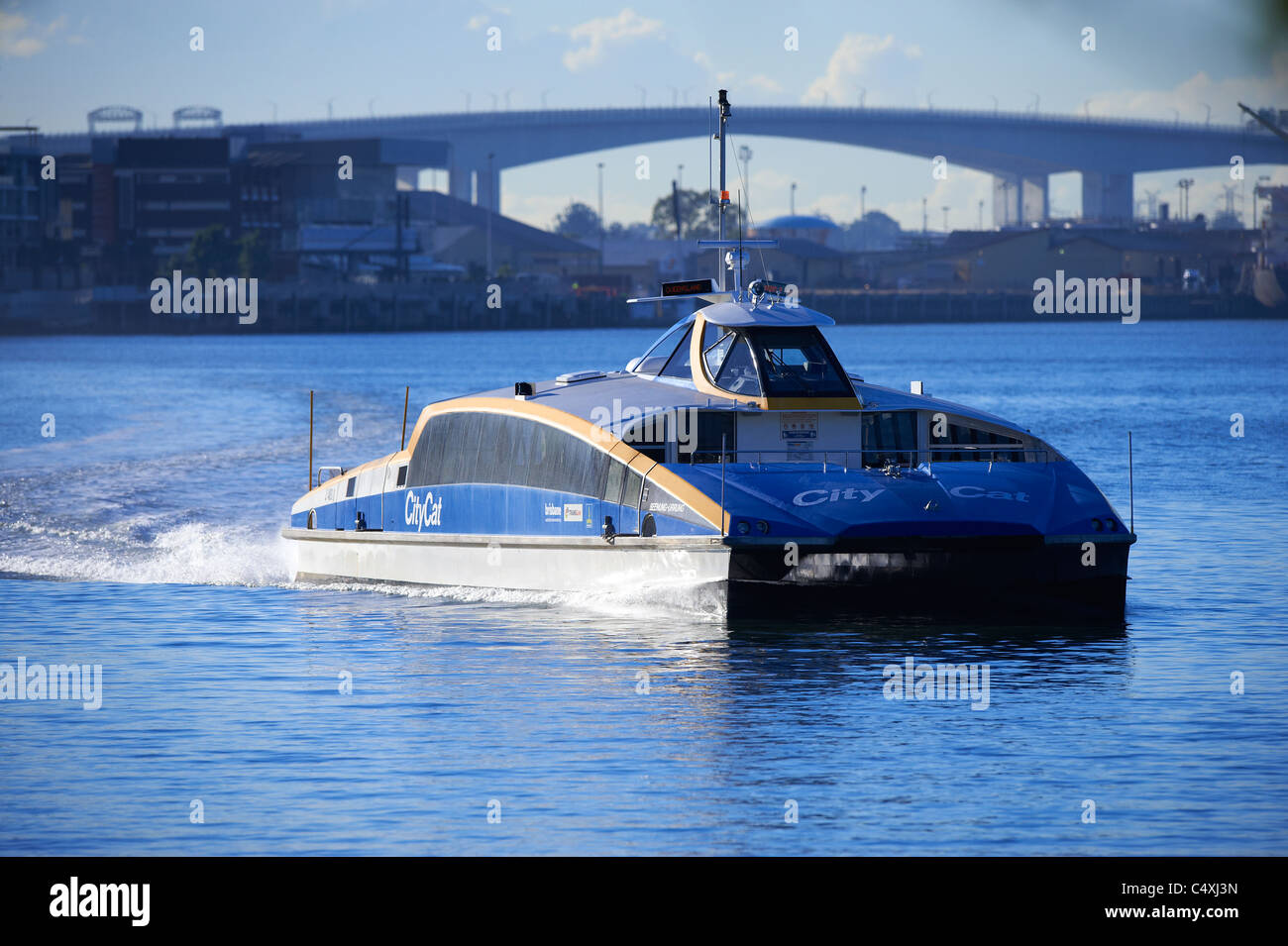Brisbane Citycat ferry Queensland Australia Stock Photo
