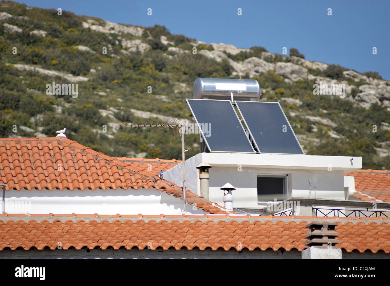 Solar Water Heater Stock Photos Solar Water Heater Stock