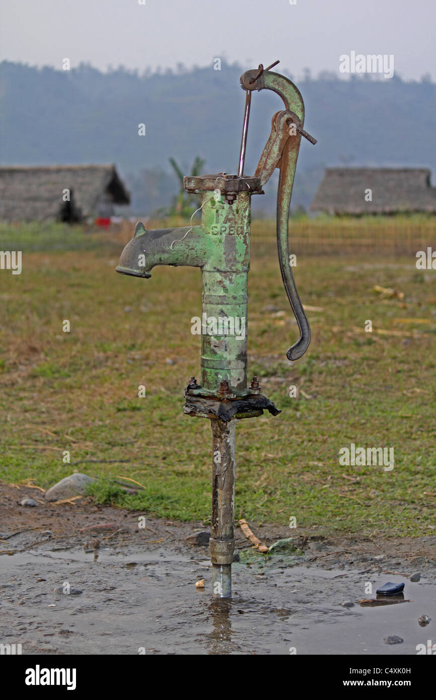 Water well pump manual hand water pump hires stock photography and