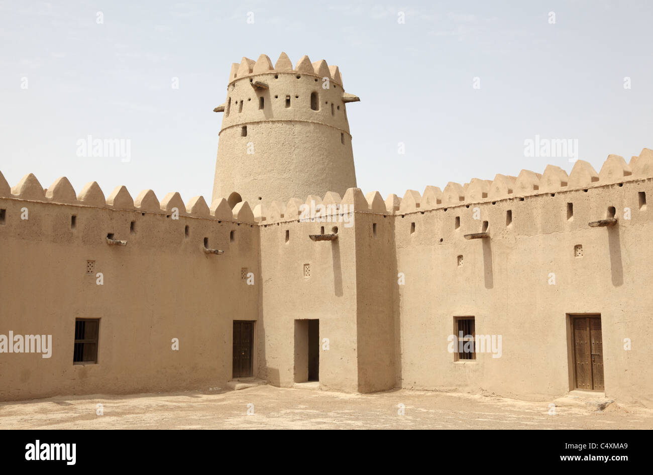 Ancient fort of Al Ain, Emirate Abu Dhabi, United Arab Emirates Stock Photo