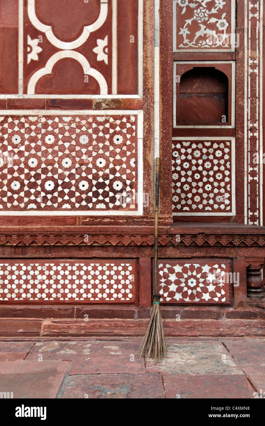 Gate of the Tomb of Itmad-ud-Daula Stock Photo