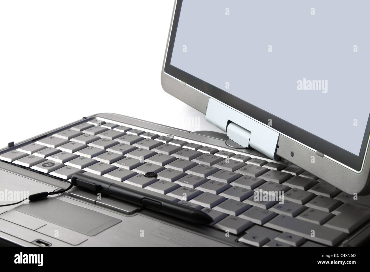Tablet PC with stylus pen Stock Photo Alamy