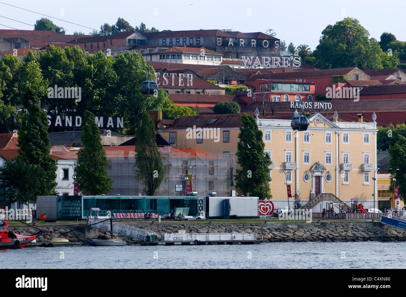 port wine storage warehouses in Porto, Portugal Stock Photo Alamy