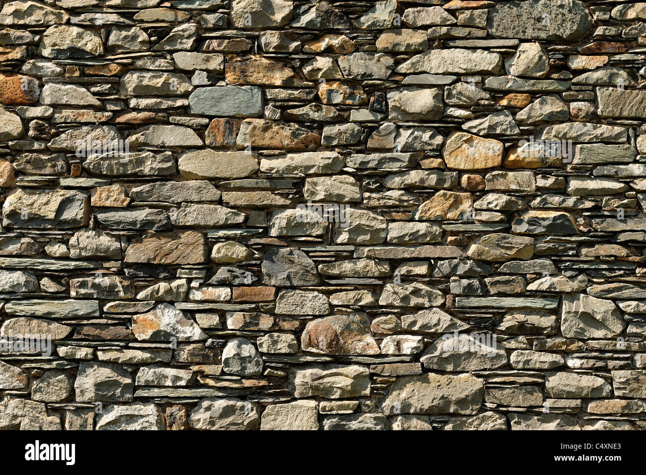 Stone wall Stock Photo