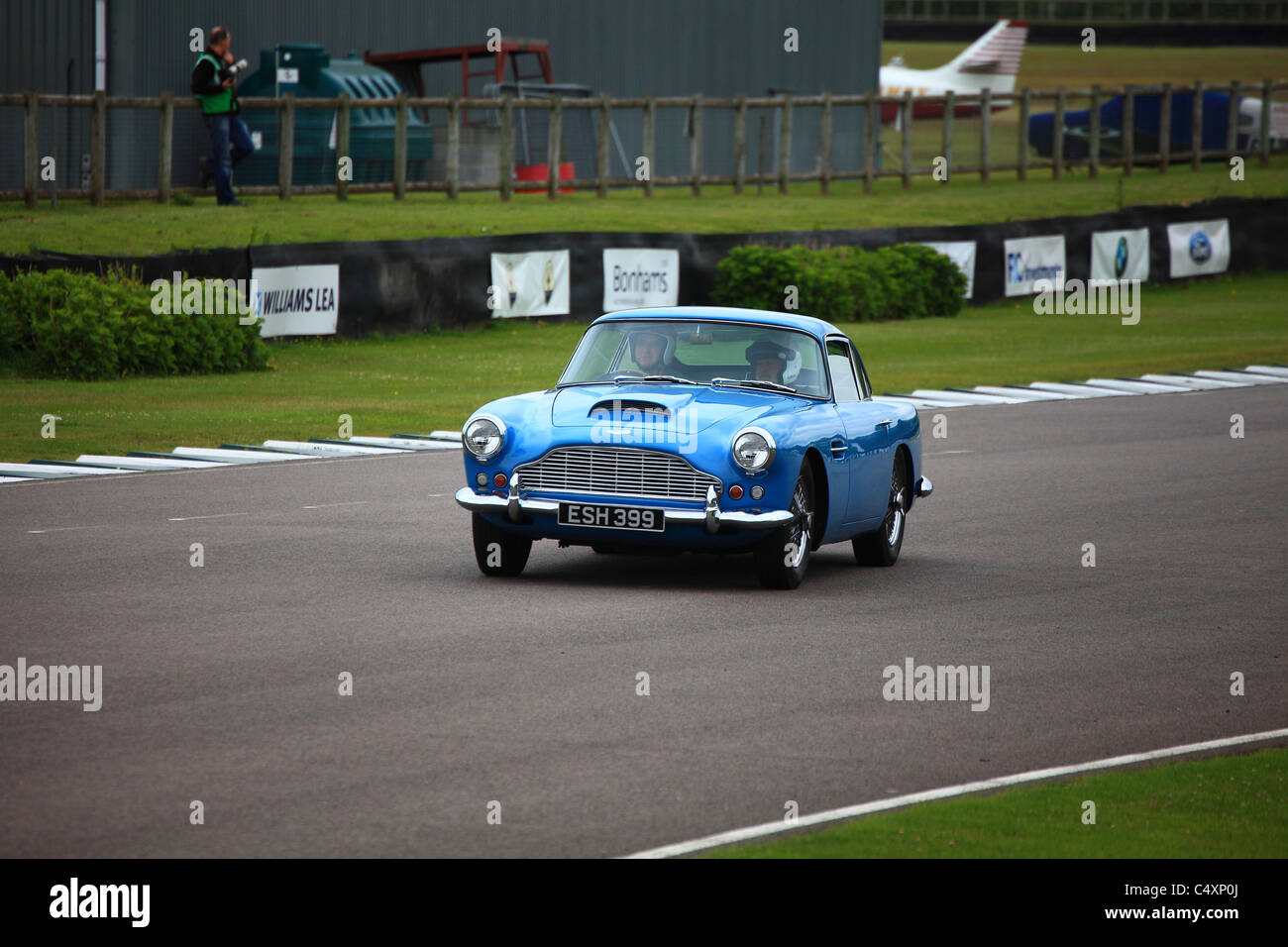Goodwood Curcuit, the historic motor racing venue near Chichester in West Sussex. Stock Photo