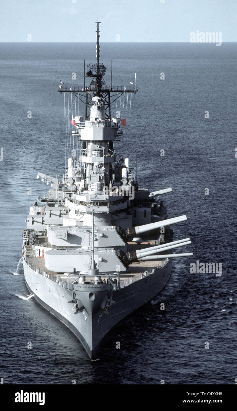 USS Wisconsin Stock Photo