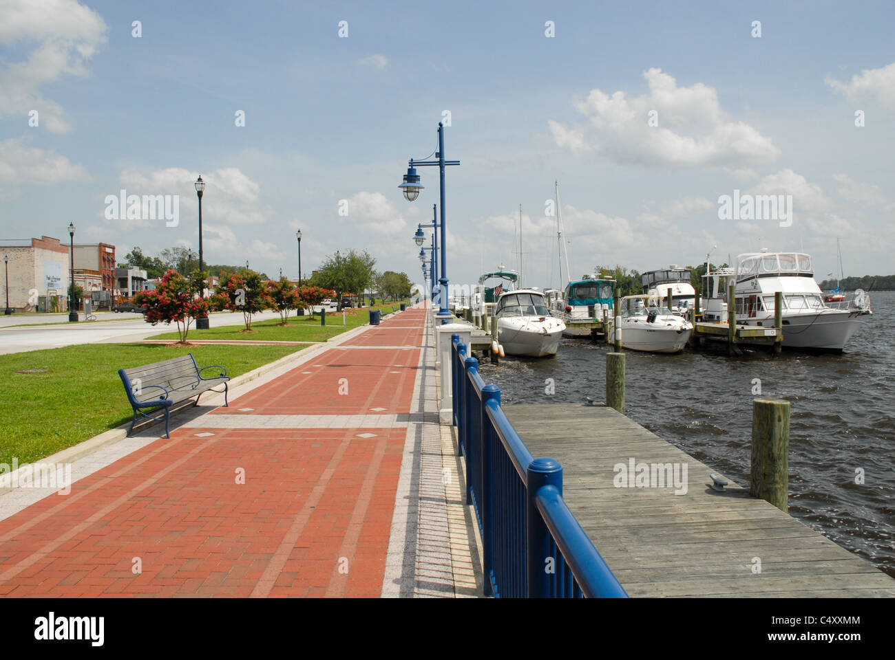 Washington, NC Waterfront on the Pamlico River Stock Photo Alamy