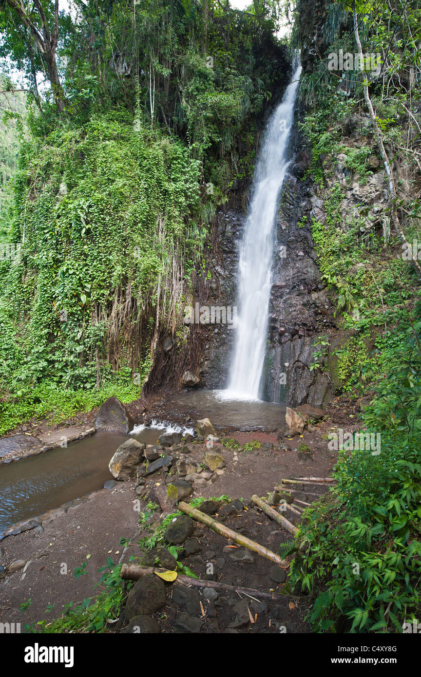 Dark View Falls, St. Vincent & The Grenadines. Stock Photo