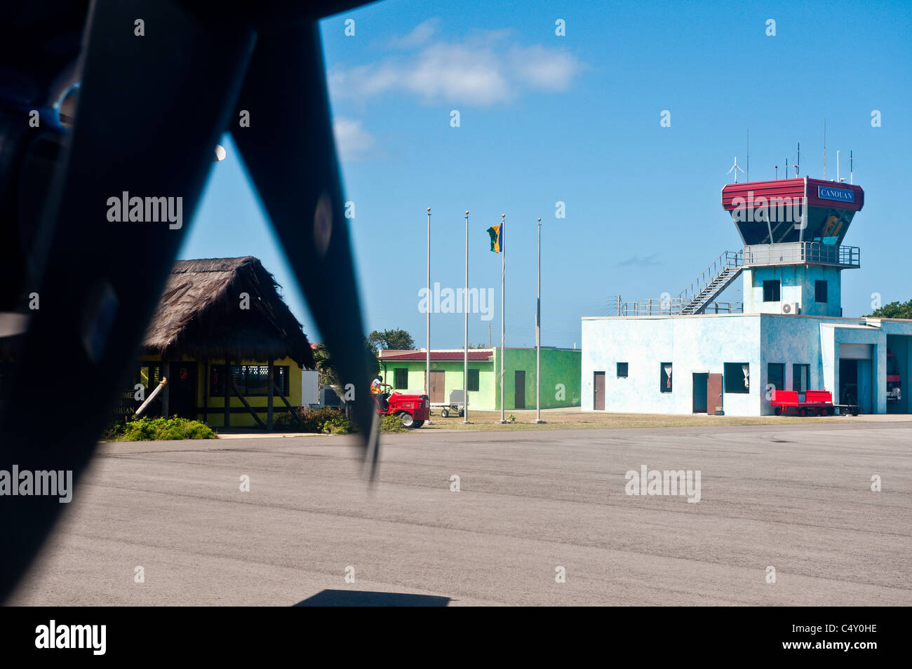 Canouan airport hi-res stock photography and images - Alamy