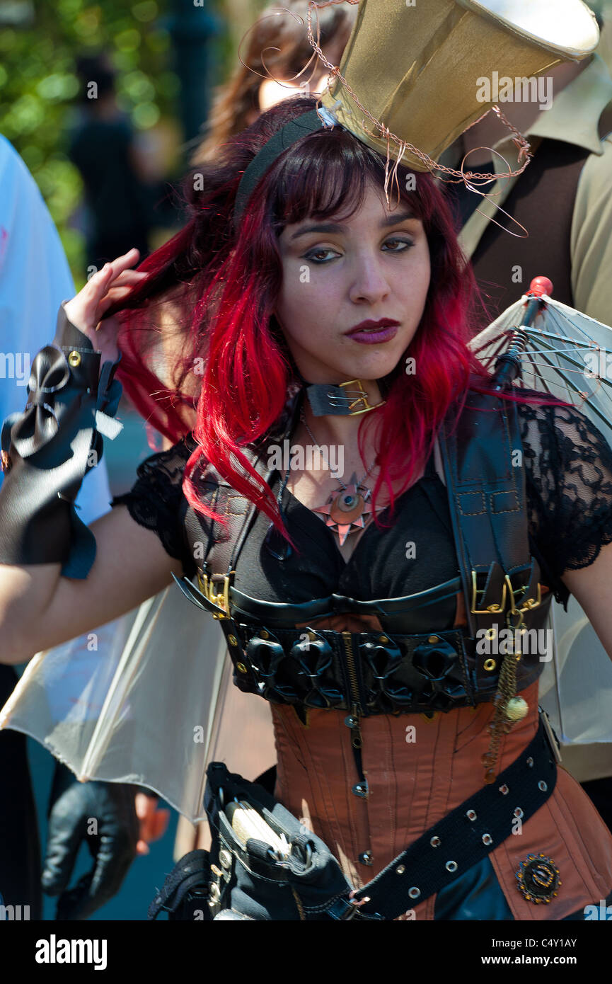 Summer Solstice parade , Santa Barbara , 2011. Stock Photo