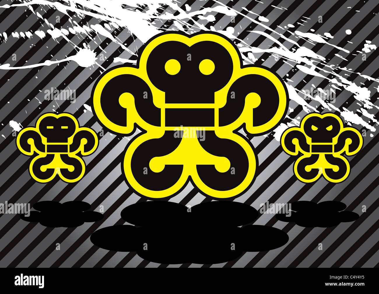 Abstract background. Danger Stock Photo - Alamy