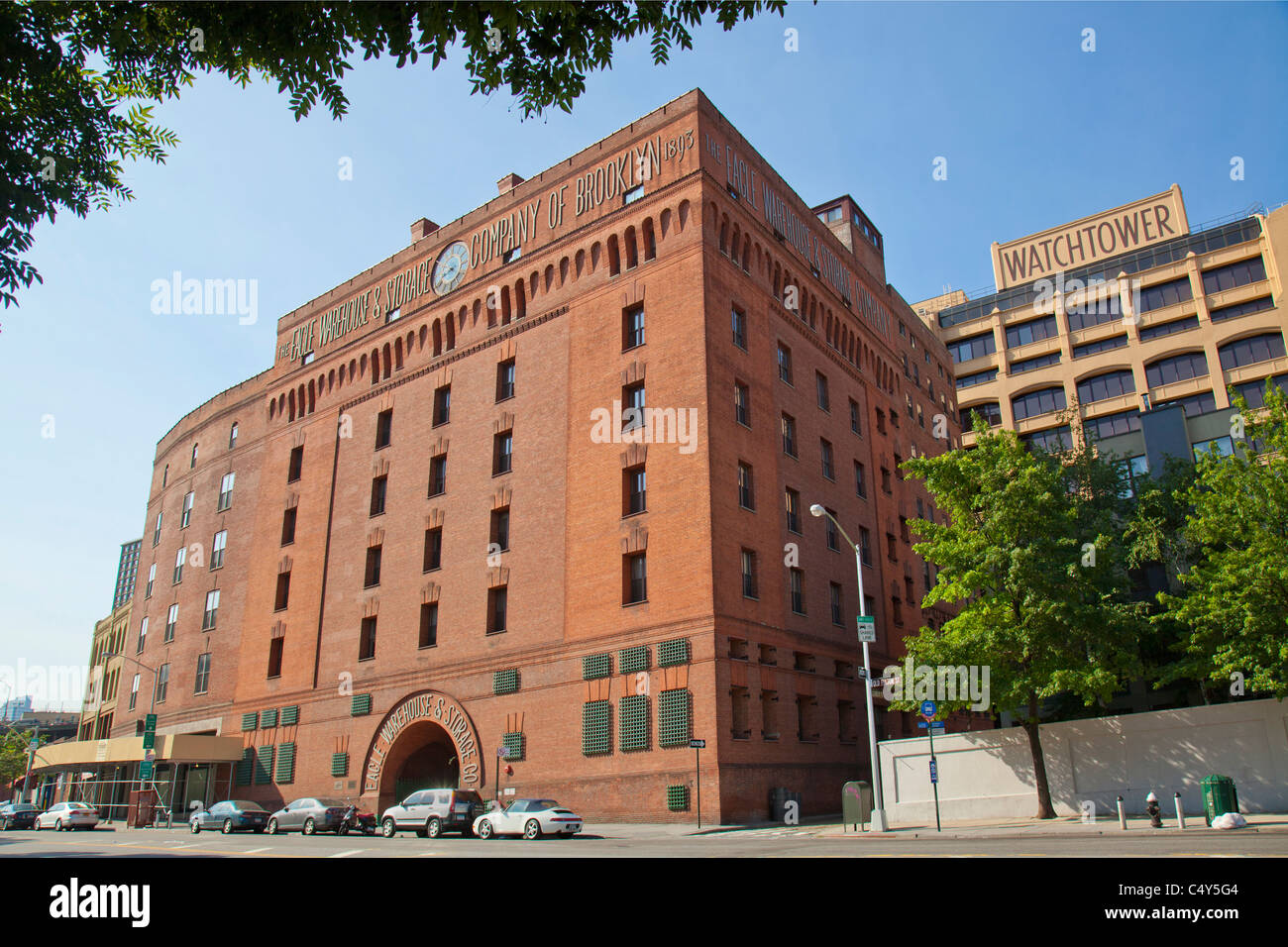 Eagle Warehouse & Storage Company building Stock Photo Alamy