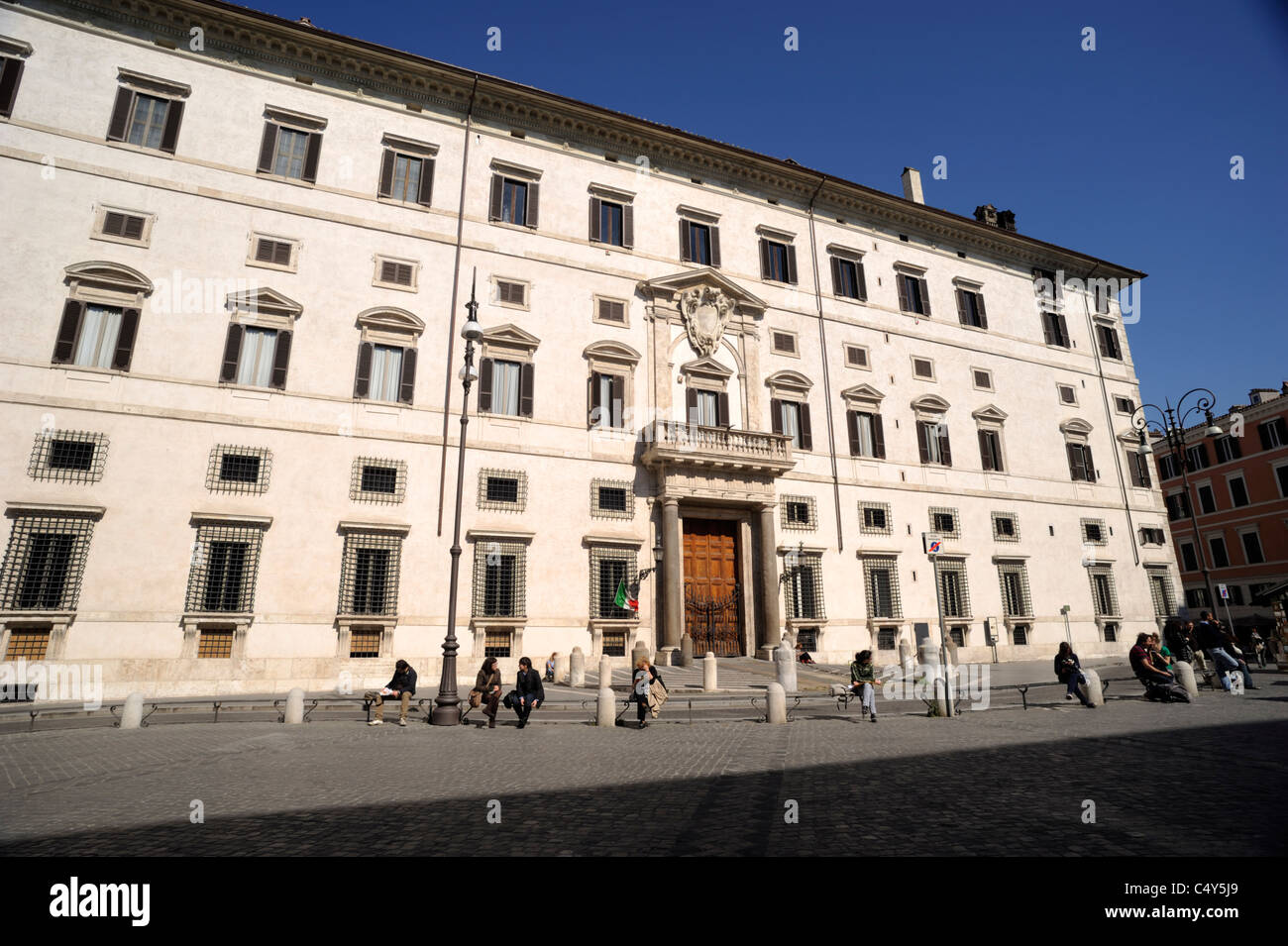 italy, rome, palazzo Stock Photo Alamy