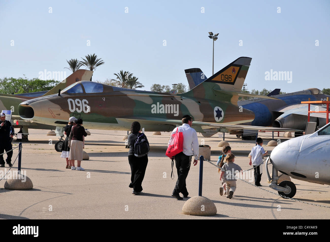 Israel, Hazirim, near Beer Sheva, Israeli Air Force museum. The national centre for Israel's aviation heritage. Stock Photo