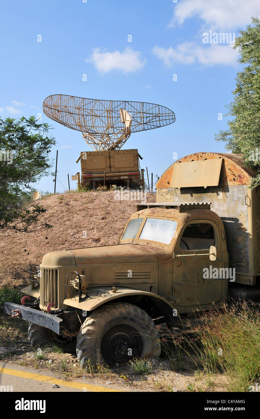 Anti-aircraft Mobile Radar system Stock Photo