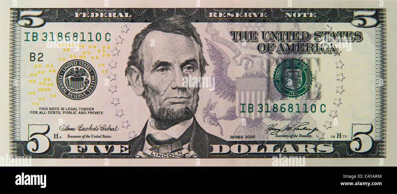 https://c8.alamy.com/comp/C4YARM/five-5-dollar-dollars-bill-note-bills-notes-C4YARM.jpg